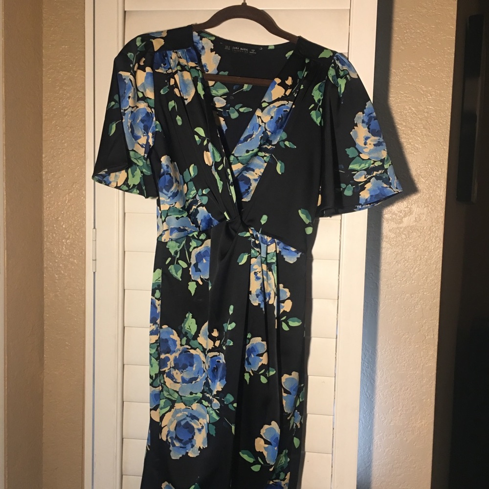 Zara Basic Collection floral dress